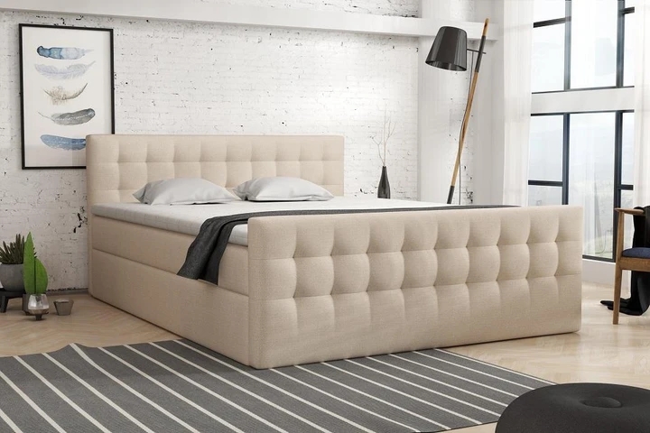 HEINE kontinentální postel boxspring 200x200