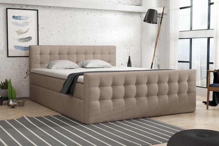 HEINE kontinentální postel boxspring 200x200