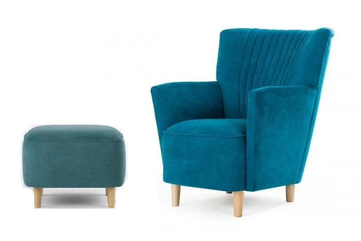 PICCOLO designové křeslo a taburet | VÝPRODEJ