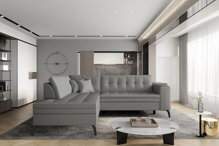 SALETO moderní rohová sedačka s rozkladem