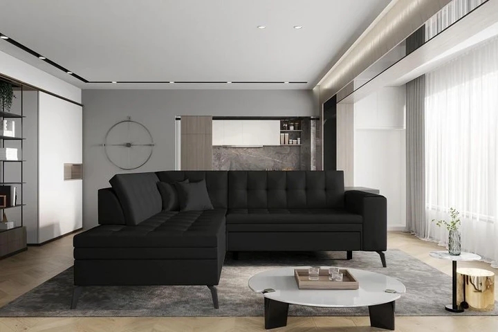 SALETO moderní rohová sedačka s rozkladem