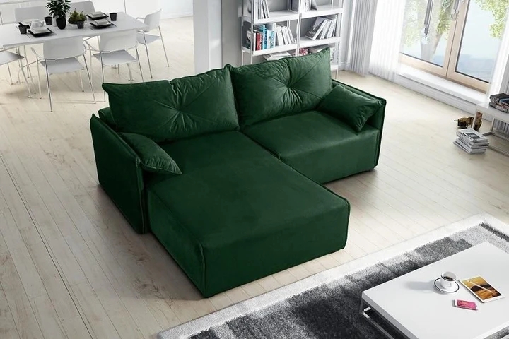 NOEL designová rozkládací rohová sedačka s úložným prostorem