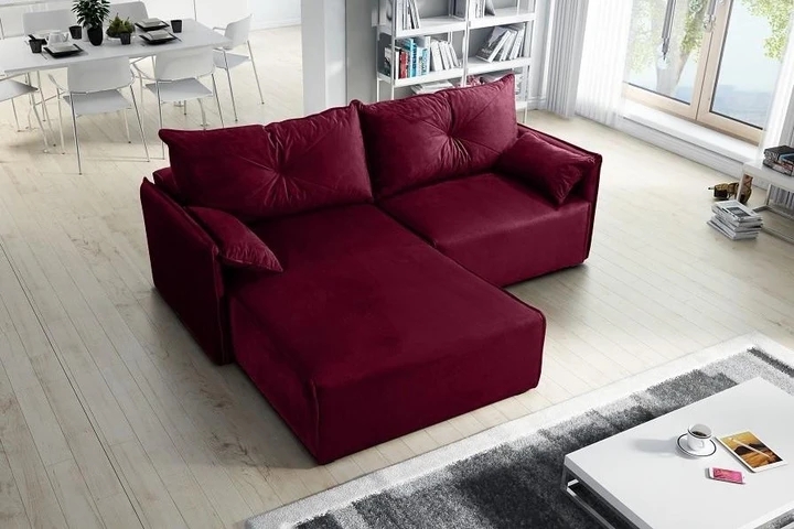 NOEL designová rozkládací rohová sedačka s úložným prostorem