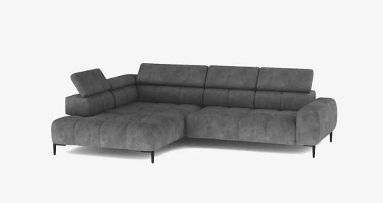 ARKUS L rohová sedací souprava s nastavitelnou hloubkou sezení