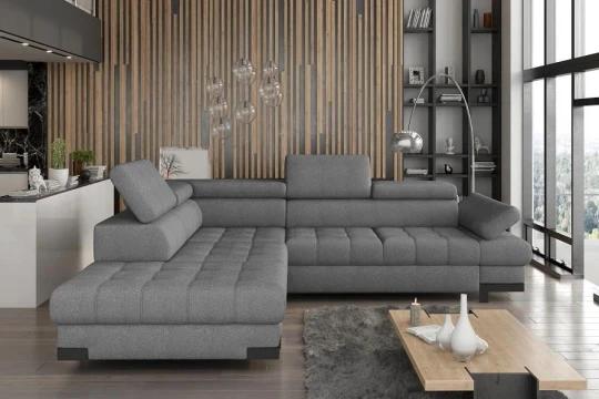 BRINE L sedací souprava s polohovacími záhlavníky