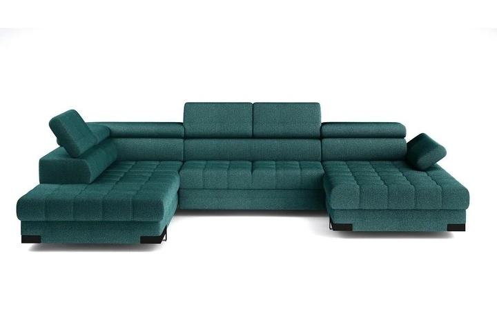 BRINE XL sedací souprava ve tvaru U s regulovatelnými záhlavníky