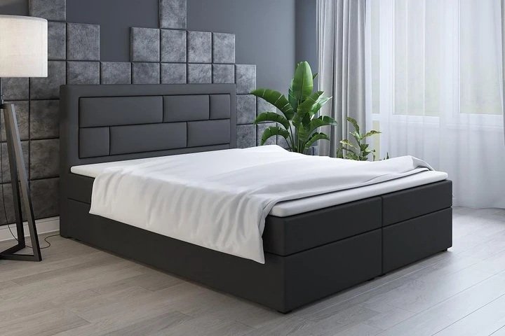 LOVEL 200x200 cm boxspring postel s úložným prostorem