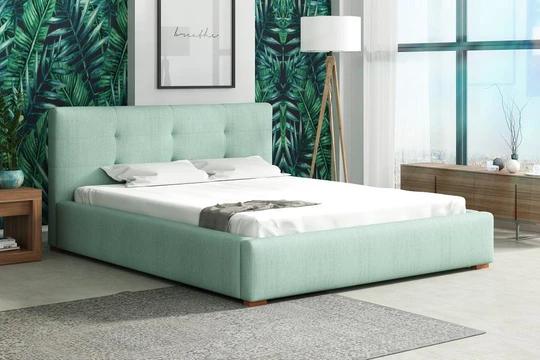 NOCETO 180x200 elegantní čalouněná postel s prošitím