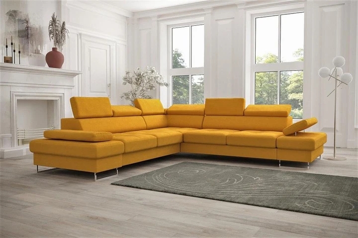 SANDET MAX velká rozkládací sedací souprava s polohovacími záhlavníky