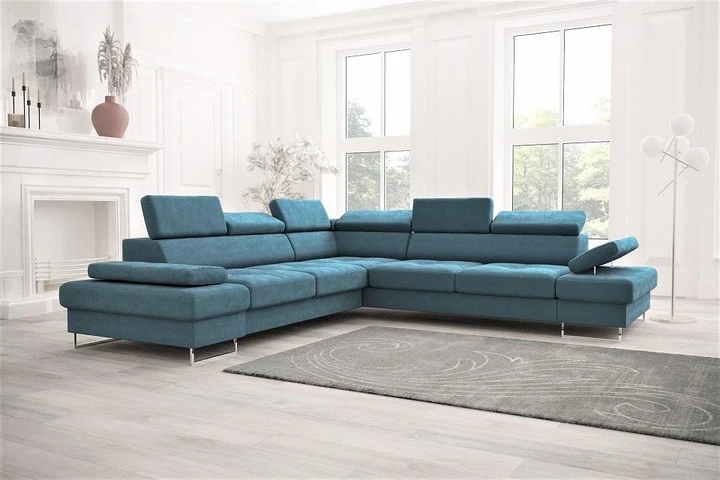 SANDET MAX velká rozkládací sedací souprava s polohovacími záhlavníky