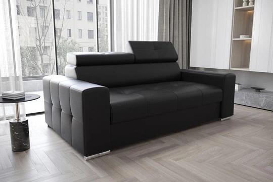 LINDE 2 elegantní pohovka s polohovacími záhlavníky