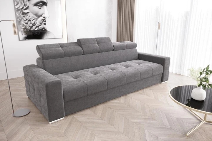LINDE 3 elegantní pohovka s polohovacími záhlavníky
