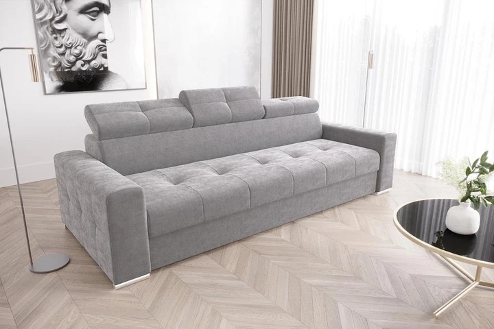 LINDE 3 elegantní pohovka s polohovacími záhlavníky