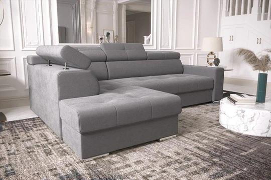 LINDE 4 elegantní sedací souprava s polohovacími záhlavníky