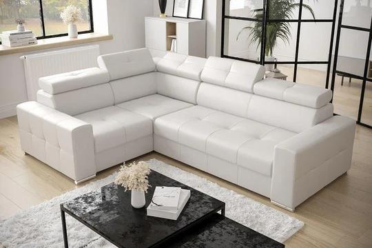 LINDE 5 elegantní sedací souprava s polohovacími záhlavníky