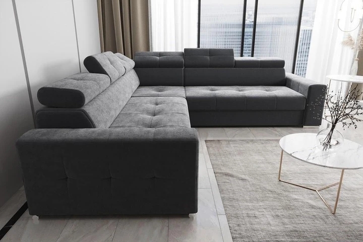 LINDE MAX elegantní rozkládací sedačka s úložným prostorem