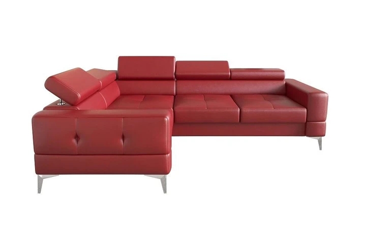 TUSCI moderní sedací souprava s rozkládací funkcí v pravé kůži