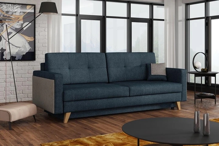 FONTE rozkládací pohovka s úložným prostorem ve skandinávském stylu