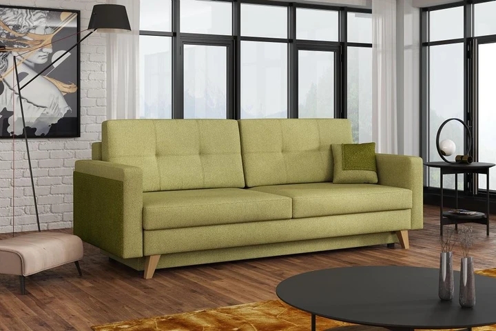 FONTE rozkládací pohovka s úložným prostorem ve skandinávském stylu