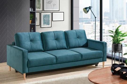 OSKAR 3 moderní rozkládací pohovka s úložným prostorem