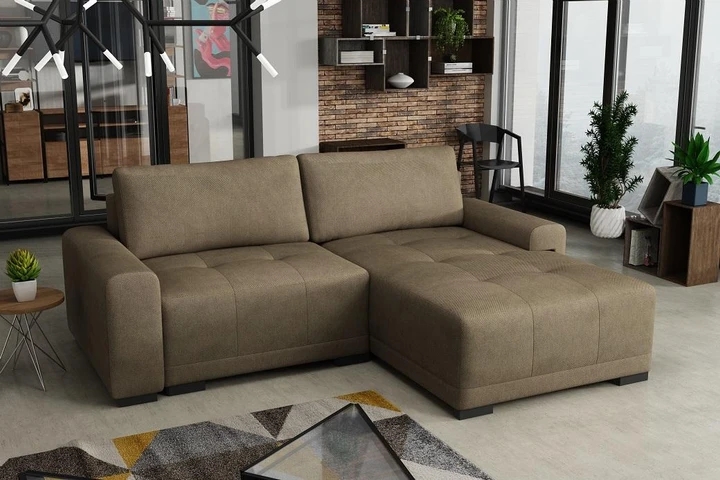 ESSEN rozkládací rohová sedačka s úložným prostorem