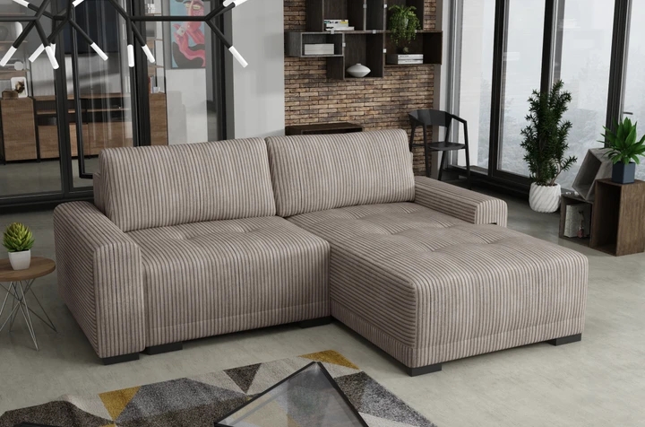 ESSEN rozkládací rohová sedačka s úložným prostorem