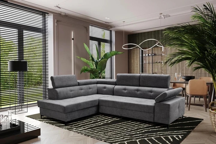 TARANTO rozkládací rohová sedačka s úložným prostorem