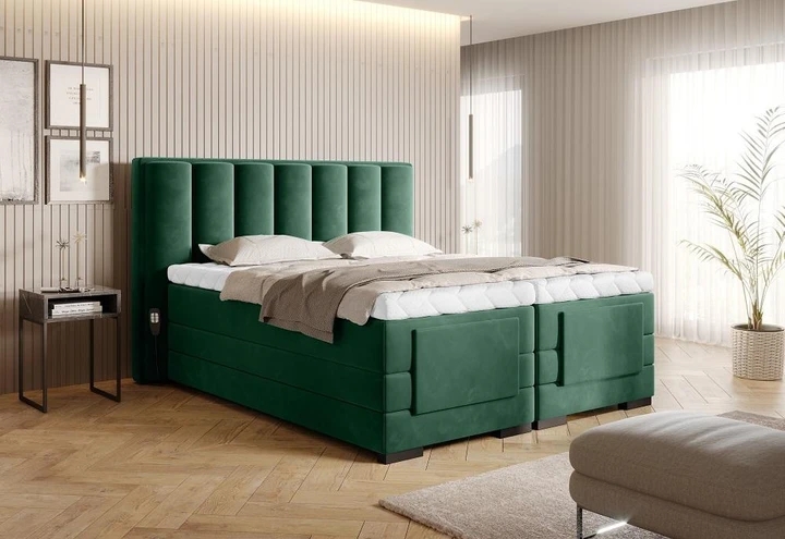 AMARETO boxspring postel 160x200 s elektrickým polohováním