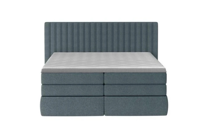 STROMI 180x200 boxspring postel se svislým prošívaným čelem