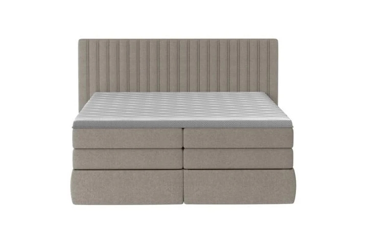 STROMI 180x200 boxspring postel se svislým prošívaným čelem