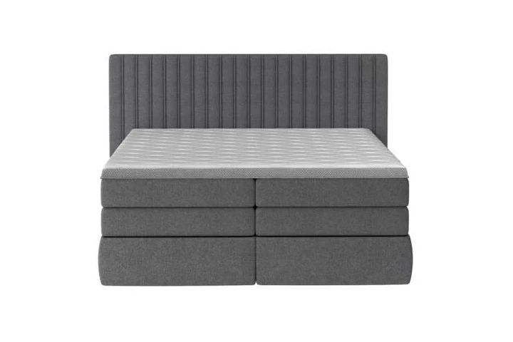 STROMI 180x200 boxspring postel se svislým prošívaným čelem