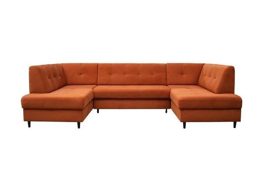 TONY U sedačka do tvaru U s rozkládací funkcí a úložným prostorem