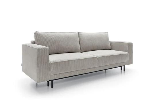 ODENSE minimalistická rozkládací pohovka s úložným prostorem