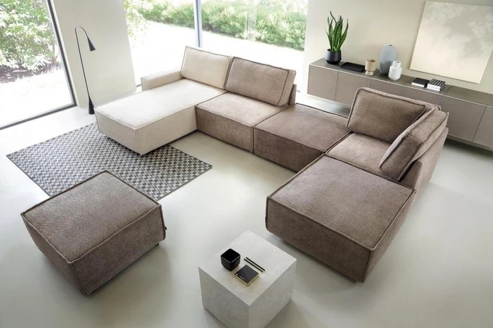 OSBY U modulová sedací souprava ve tvaru U