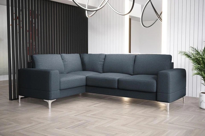 SANSA II moderní rozkládací rohová sedačka s úložným prostorem