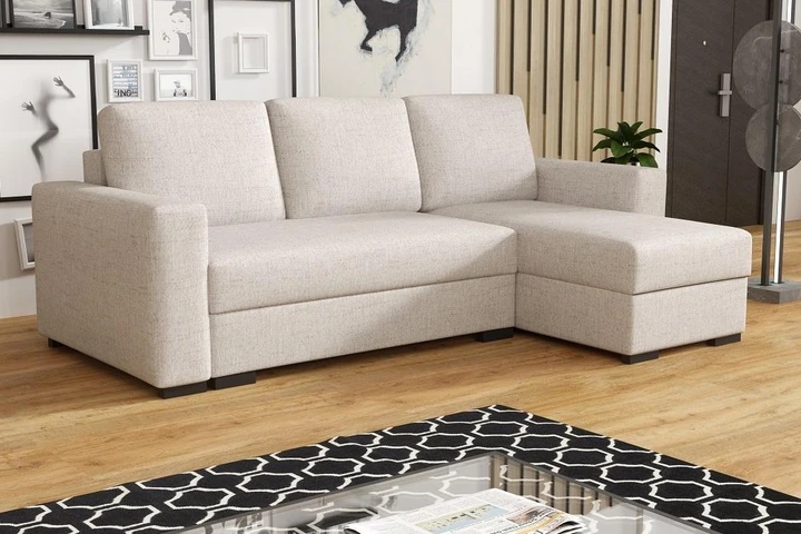 MERLIN 2 malá rozkládací rohová sedačka s úložným prostorem