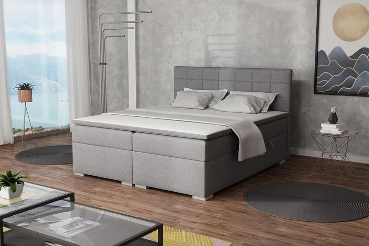 ASTRA 160x200 cm boxspring postel s úložným prostorem