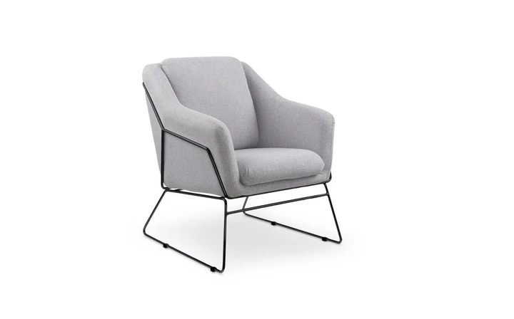SOFT designové křeslo, šedé
