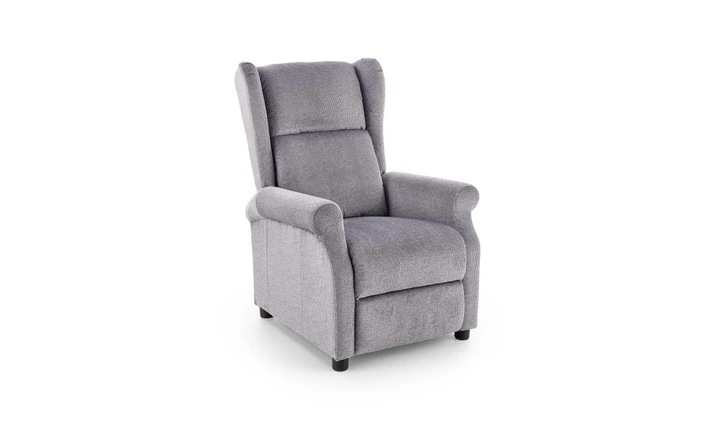 AGUSTIN M křeslo s masážní funkcí, šedé