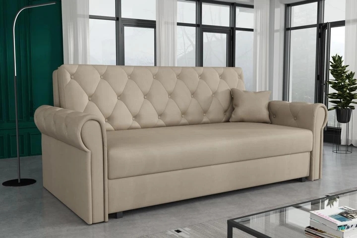 BETSY IV rozkládací pohovka ve vintage stylu