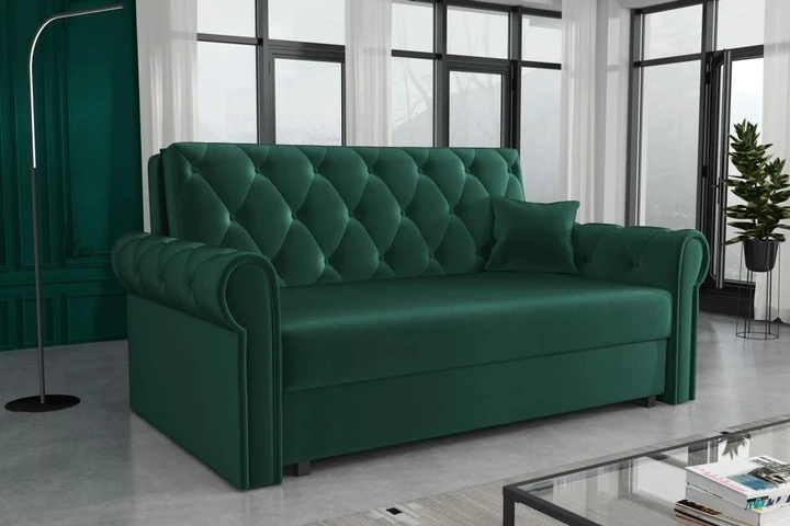 BETSY III rozkládací pohovka ve vintage stylu