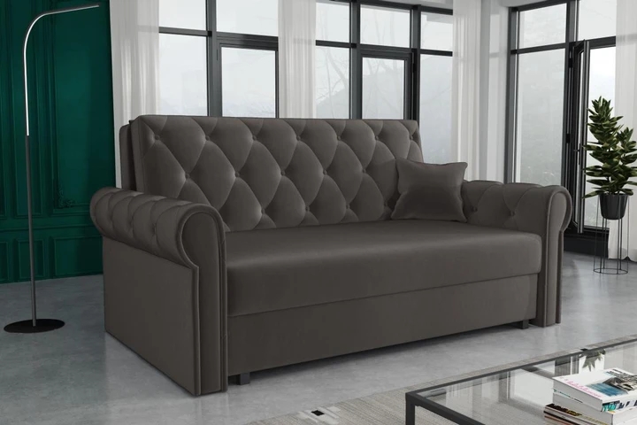 BETSY III rozkládací pohovka ve vintage stylu