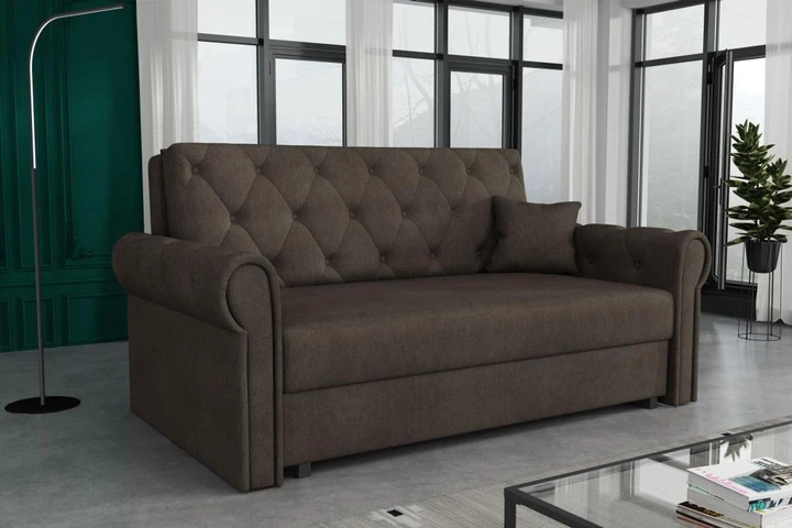 BETSY III rozkládací pohovka ve vintage stylu