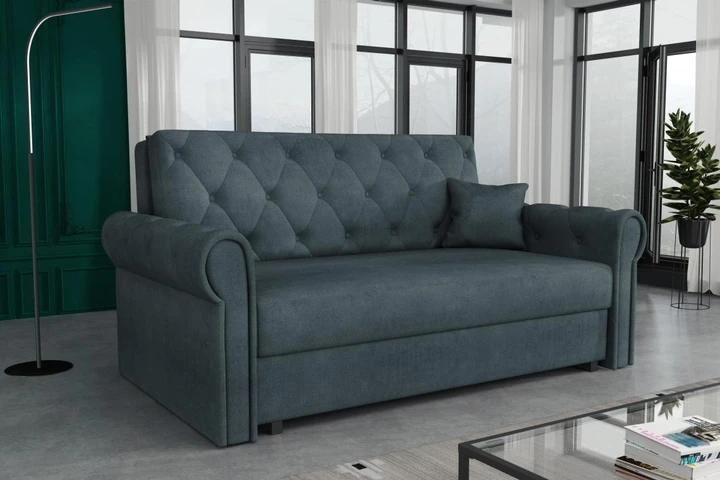 BETSY III rozkládací pohovka ve vintage stylu