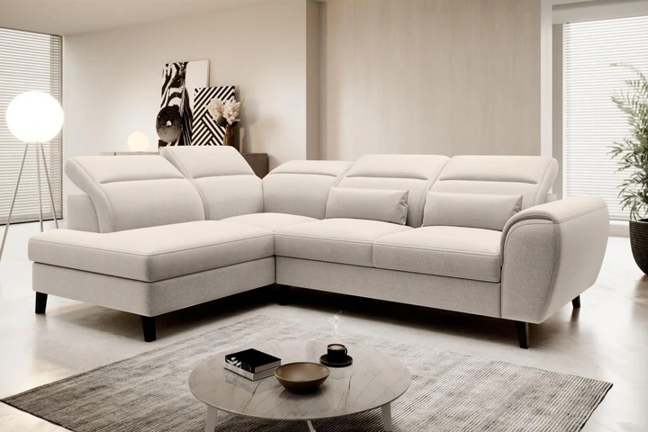 ESCANIA elegantní rohová sedačka s úložným prostorem