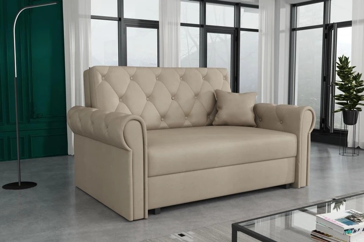 BETSY II rozkládací pohovka ve vintage stylu