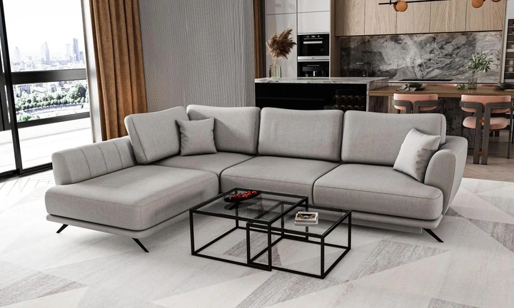 KASIA designová rozkládací sedací souprava s úložným prostorem