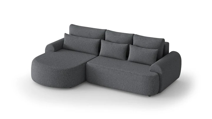 BLUSH rohová sedací souprava, bouclé styl