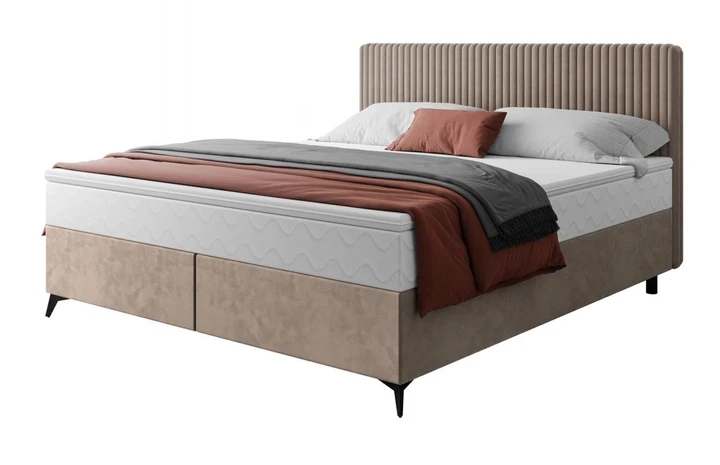 EVELYN 180X200 boxspring postel s úložným prostorem