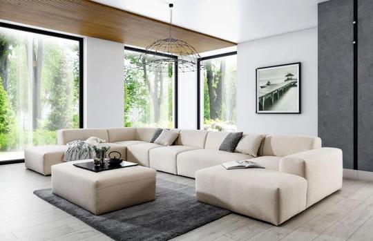 ZEUS U XL modulární sedací souprava, OL+R+1+1+2+OBP